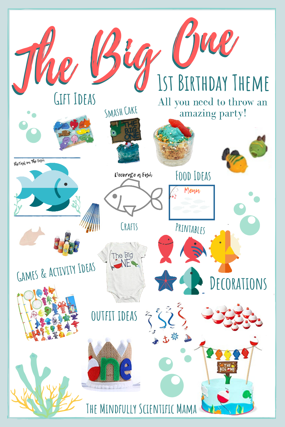 First Birthday Party Theme - The Big One - THE MINDFULLY SCIENTIFIC MAMA