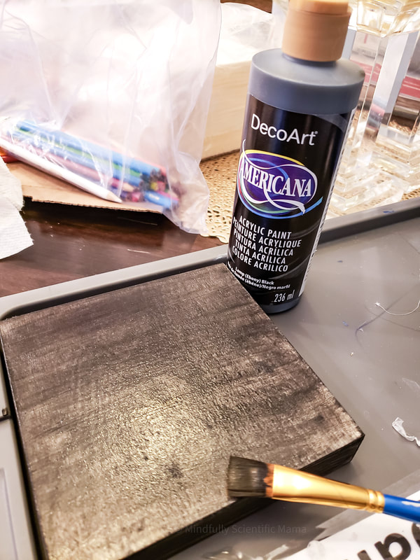 can you use wood stain on canvas